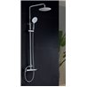 Columna de ducha cromado/negro Imex Elba