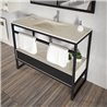 Mueble con lavabo met&aacute;lico GUADA de Doccia