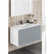 Mueble con lavabo VOLTA METÁLICO modelo TESLA DOCCIA