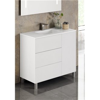 Mueble con lavabo fen&oacute;lico DRAVA Doccia