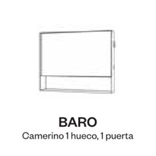 Mueble de baño con espejo fenólico BARO Doccia