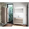 Mueble 101cm Blanco Brillo 3 cajones SALGAR FUSSION LINE