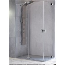 Mampara angular 2 puertas pivotantes SL603 Kassandra