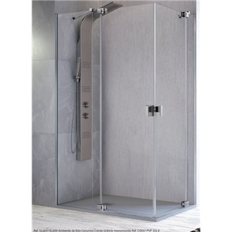 Mampara angular 2 puertas pivotantes SL603 Kassandra