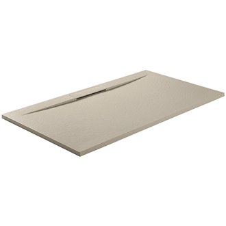 Plato de ducha beige con desag&uuml;e oculto SIDE PLUS de GME