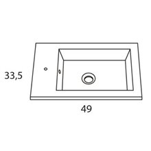 Lavabo encimera Mini Futurbaño