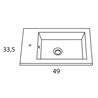 Lavabo encimera Mini Futurba&ntilde;o