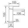 Grifo lavabo Valencia Imex