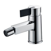 Grifo de bidé cromado/negro Imex Elba
