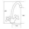 Grifo de lavabo &Eacute;poca Futurba&ntilde;o