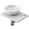 Lavabo redondo KIT MINI 3 PIEZAS Tegler 