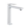 Grifo lavabo ca&ntilde;o alto blanco mate Imex Fiyi