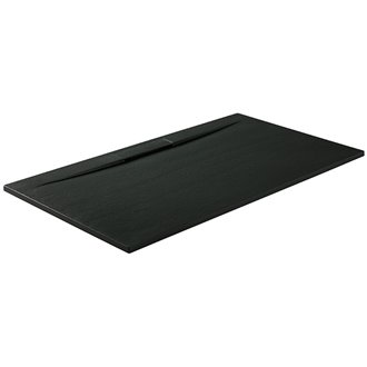 Plato de ducha grafito con desag&uuml;e oculto SIDE PLUS de GME