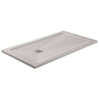 Plato de ducha blanco con marco oculto HIDDEN PLUS de GME