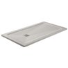 Plato de ducha blanco con marco oculto HIDDEN PLUS de GME