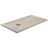 Plato de ducha beige con marco oculto HIDDEN PLUS de GME