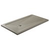 Plato de ducha gris con marco oculto HIDDEN PLUS de GME