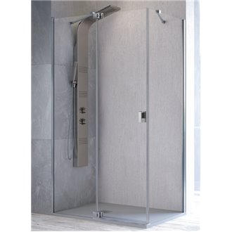 Mampara angular fijo + puerta pivotante SL603 Kassandra