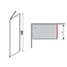 Mampara angular fijo + puerta pivotante SL603 Kassandra