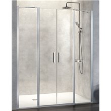 Mampara frontal 2 puertas abatibles NA515 Kassandra