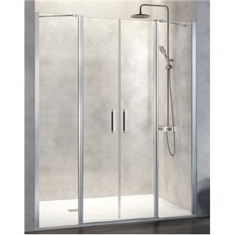 Mampara frontal 2 puertas abatibles NA515 Kassandra