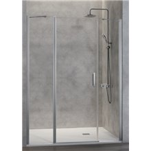 Mampara frontal puerta abatible + fijo 20cm NA517 Kassandra