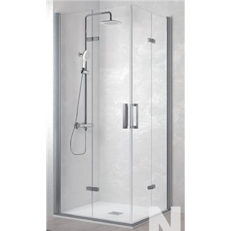 Mampara angular 2 puertas plegables NA306 Kassandra