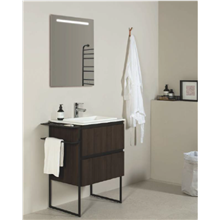 Mueble de baño con lavabo mineralmarmo 60cm Structure Royo