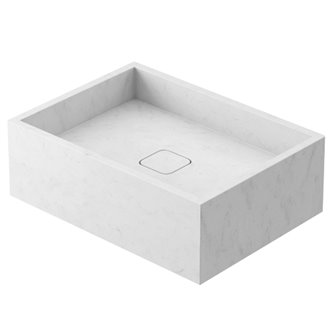 Lavabo suspendido PIEDRA NATURAL COMPACTA Egon TEGLER