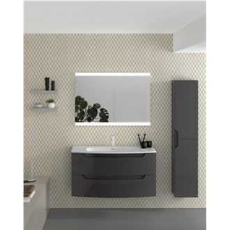Mueble de ba&ntilde;o con lavabo cer&aacute;mico 100cm Soft Royo