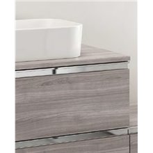 Mueble de baño modular con 2 lavabos cerámicos 280cm Vida Royo