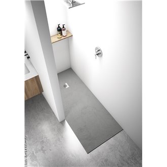 Plato de ducha Slate Cacao b10