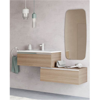 Mueble de ba&ntilde;o modular con lavabo cer&aacute;mico 135cm Vida Royo