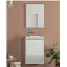 Conjunto de ba&ntilde;o mueble + lavabo + espejo 45cm Enjoy Royo