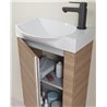 Conjunto de ba&ntilde;o mueble+lavabo+espejo 45cm Elegance Royo