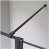 Mampara frontal panel fijo SCREEN BLACK CHESS ANGULAR GME