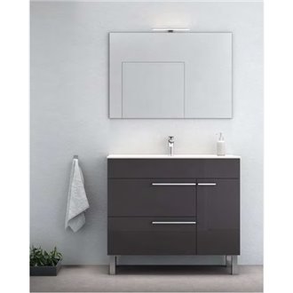 Mueble de ba&ntilde;o con lavabo cer&aacute;mico 100cm Confort Royo