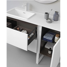 Mueble de baño con lavabo minerlamarmo 120cm Go On Royo