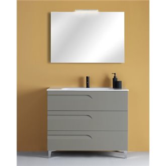Mueble de ba&ntilde;o 3 cajones con lavabo cer&aacute;mico Vitale Royo