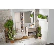 Mueble Life columna abierto 20 cm - B10