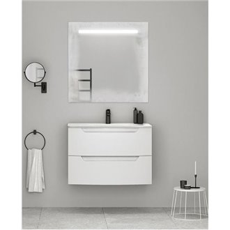 Mueble de ba&ntilde;o con lavabo cer&aacute;mico 80cm Soft Royo