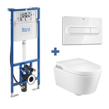 Pack smart toilet In-Wash suspendido Inspira ROCA