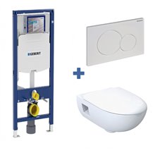 Pack inodoro suspendido Geberit Smyle Rimfree