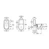 Inodoro Rimless tanque bajo blanco mate Beyond 70,5cm Roca