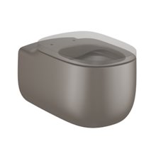 Inodoro Rimless suspendido café Beyond Roca de 58 cm