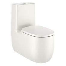 Inodoro Rimless tanque bajo beige Beyond 70,5cm Roca