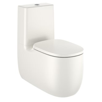 Inodoro Rimless tanque bajo beige Beyond 70,5cm Roca