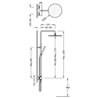 Conjunto de ducha MONO-TERM Tres