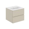 Mueble 2 cajones con lavabo 60,5cm Mood COSMIC