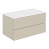 Mueble 2 cajones con lavabo 100,5cm Mood COSMIC